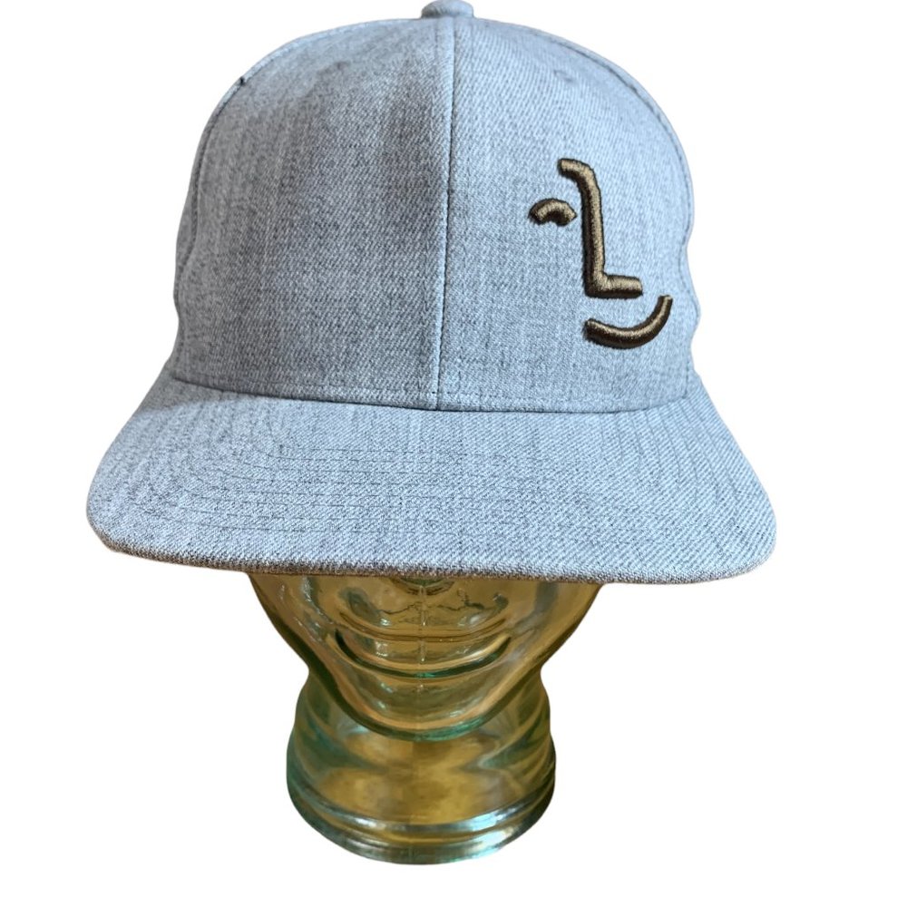 Mitchell & Ness Strapback Baseball Hat LYN (L) Cap Grey Brown